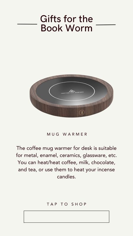 Mug warmer coffee mug warmer for desk cup warmer with 3 temperature setting for coffee milk tea chocolate and beverage 

#LTKGiftGuide