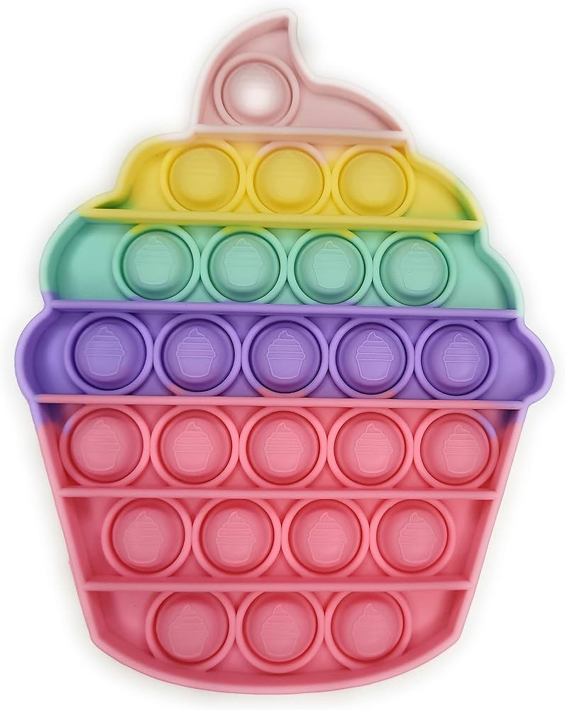 Pop It Toy - Push Bubble Fidget - Sensory Silicone Stress Reliever - Autism Special Needs - Game ... | Amazon (US)