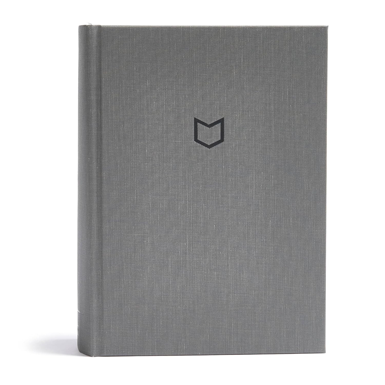 CSB He Reads Truth Bible, Charcoal Cloth Over Board, Black Letter, Wide Margins, Journaling Space... | Amazon (US)