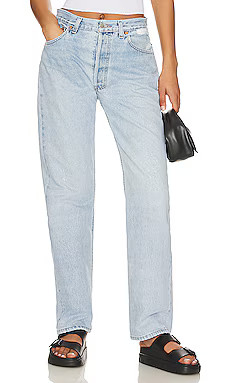 aligrace Brigette Baggy Customs Jeans in Light from Revolve.com | Revolve Clothing (Global)