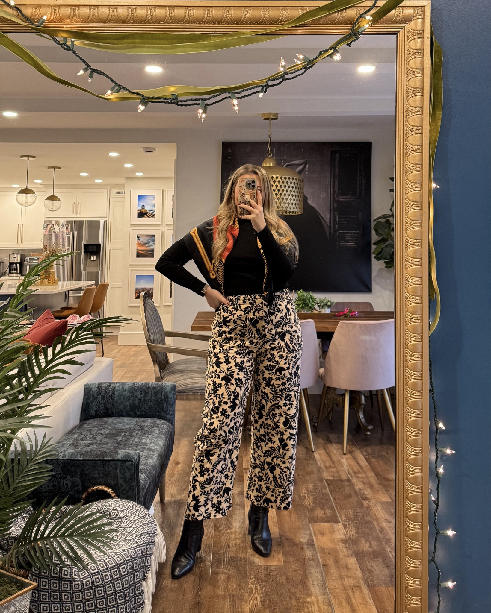 wearing a 12 in the sezane martin crop trousers, but need a 10. Holiday outfits I swear by in my late 30s. holiday outfits womens, christmas outfit women, holiday party outfit, christmas party outfit 

 #LTKHoliday #LTKootd #LTKMidsize