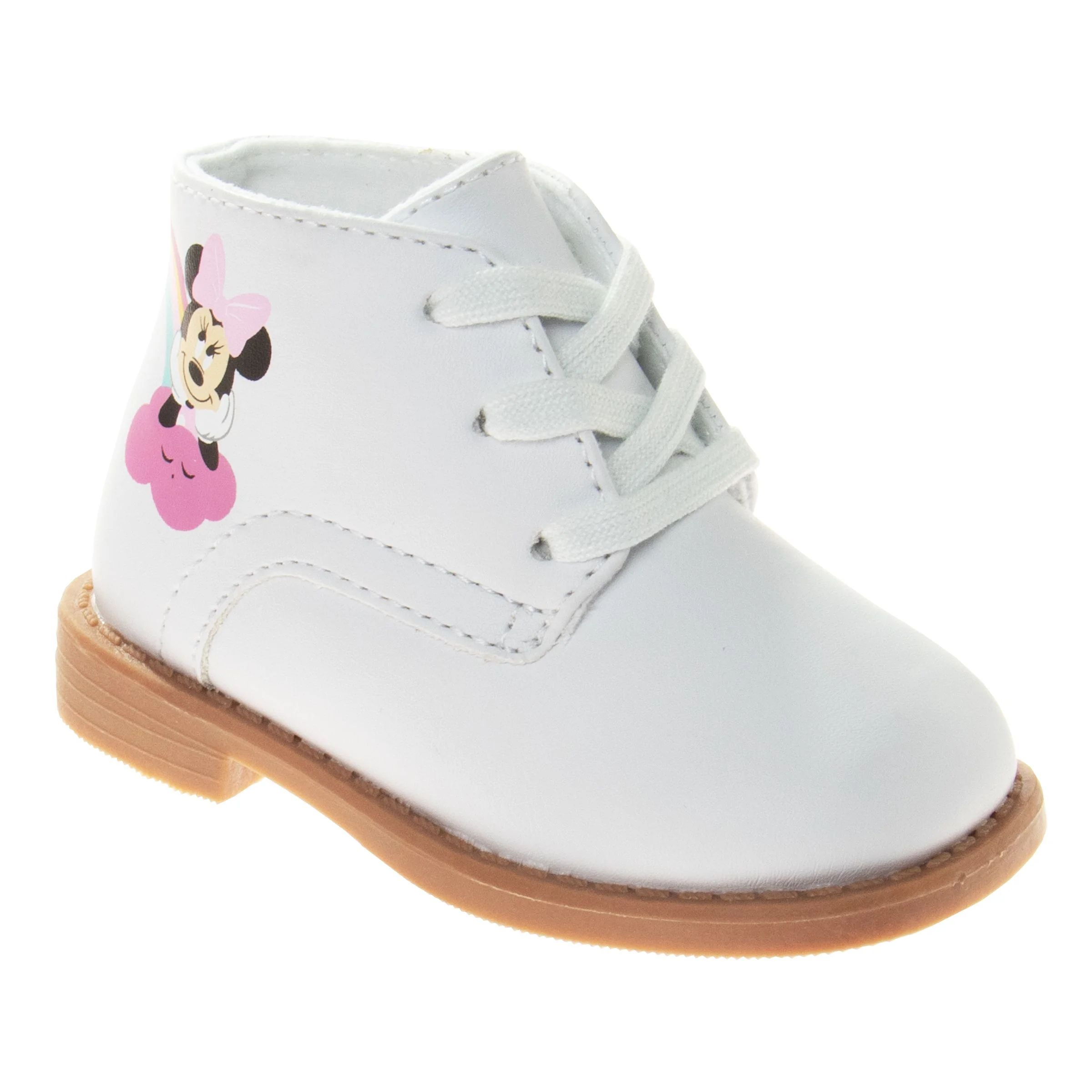 Disney Girl Minnie Mouse Lace-Up Shoes | Walmart (US)