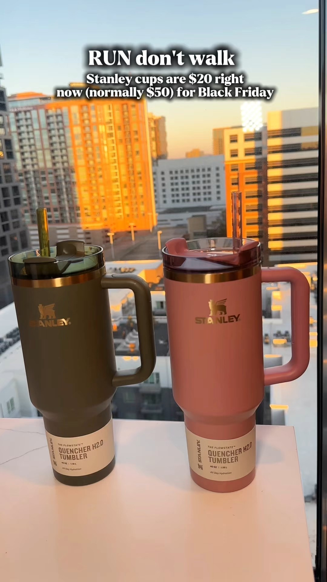 Stanley cups on sale for only $20!!

Black Friday Sale, Christmas gift, Christmas wish list , girl gifts, mom gifts, cyber Monday , gym bag 

#LTKCyberWeek #LTKGiftGuide #LTKFindsUnder50