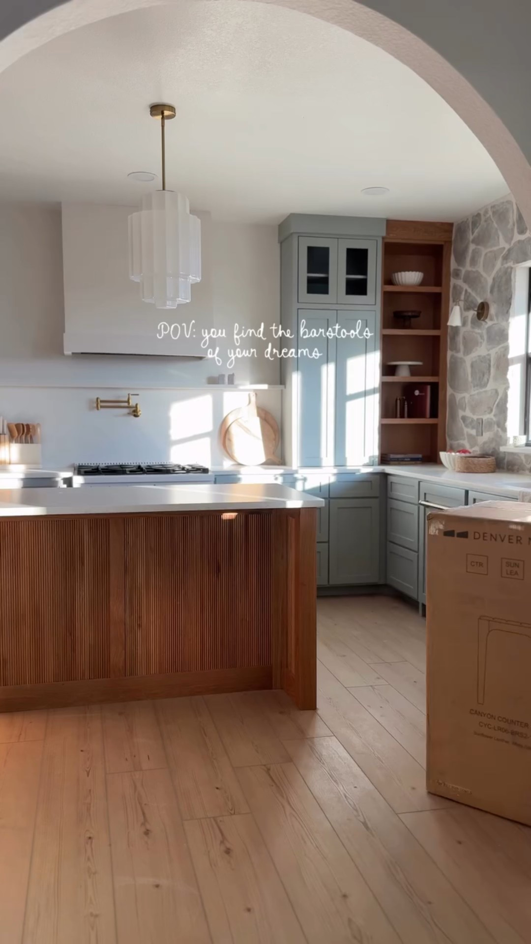 The kitchen stools of my dreams ☁️

I stared at so many options before finally choosing these Canyon Counter Stools from @denver_modern — and now that they’re here, I’m obsessed. 🤌

They come in a bunch of combinations (leather or velvet, walnut or oak). We went with the white oak frame and sunflower leather…and they’re even prettier in person. The leather is this soft, velvety finish that feels so luxe but still works for everyday life.

They completely changed the look of our kitchen — everything just feels more finished now. Clean, warm, and finally pulled together.

Comment SHOP below to receive a DM with the link to this post on my LTK ⬇ 

#mydenvermodern #ltkhome #kitcheninspo #organicmodern

#LTKHome #LTKOver40