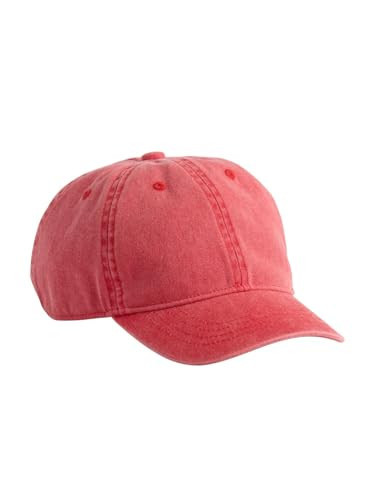 GAP Unisex Kids Overdye Fashion Logo Baseball Hat Red Light S/M | Amazon (US)