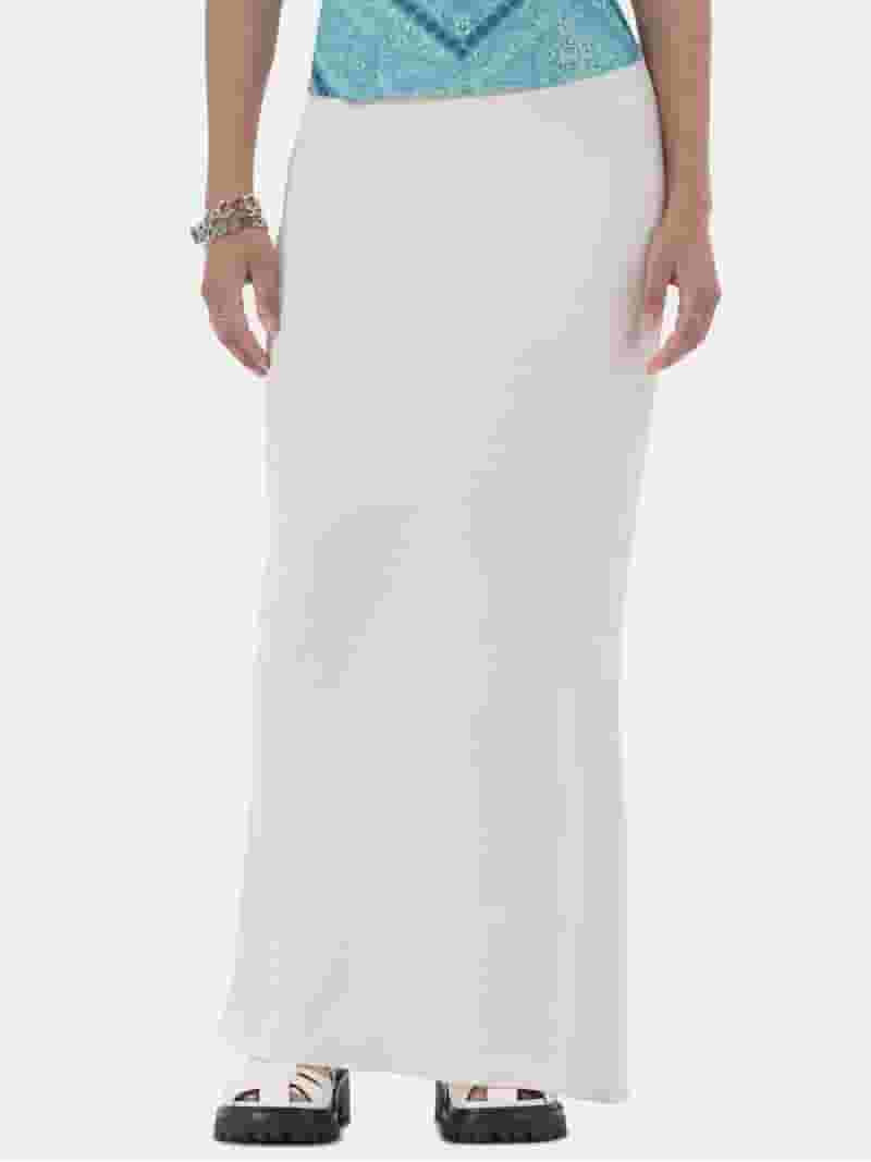 No Boundaries Slip Drawstring Maxi Skirt, Women's - Walmart.com | Walmart (US)