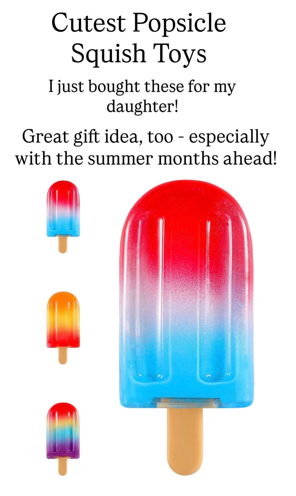 Cute popsicle squish toy

#LTKKids