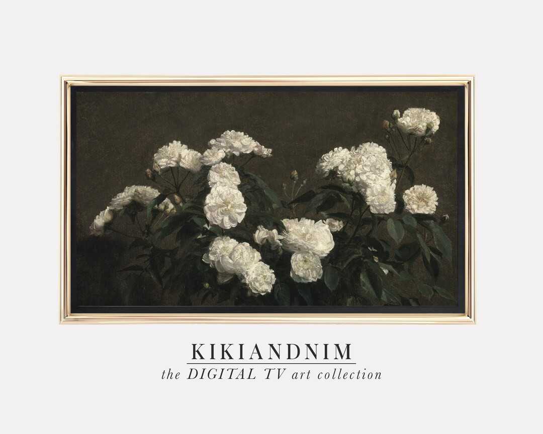 samsung frame tv art | vintage floral still life | farmhouse art for frame tv | floral frame tv a... | Etsy (US)