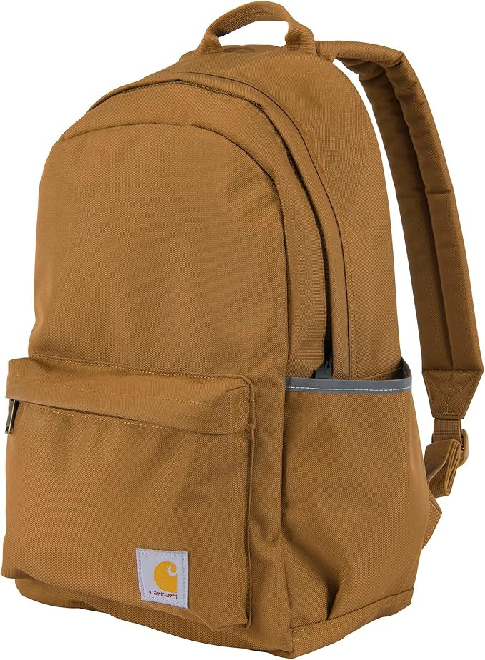 Carhartt 21L, Durable Water-Resistant Pack W/ 15" Laptop Sleeve, Classic Backpack Brown, PFAS Fre... | Amazon (US)