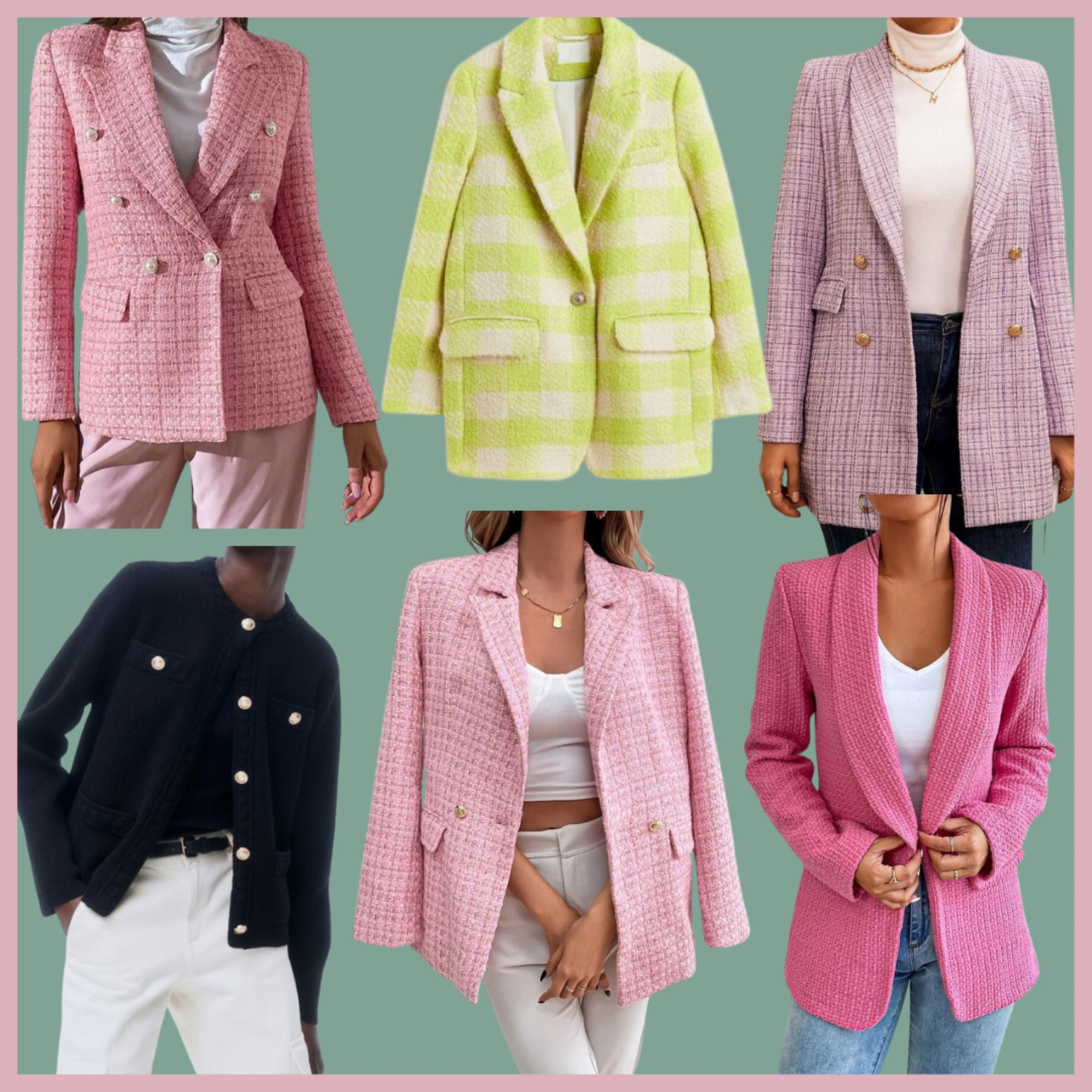 Beautiful textured blazers 