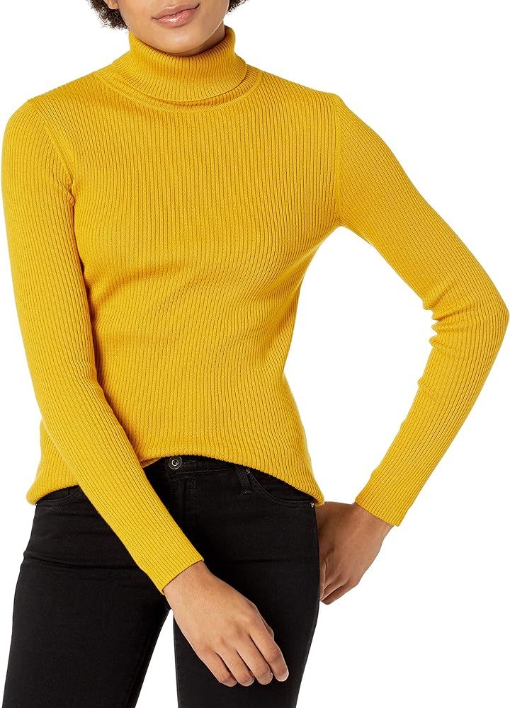 Amazon Essentials Women's Slim-Fit Lightweight Long-Sleeve Turtleneck Sweater | Amazon (US)