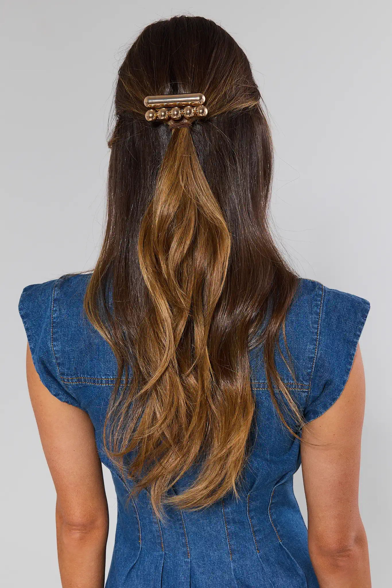 Gold Metal Barrette Set | Avara