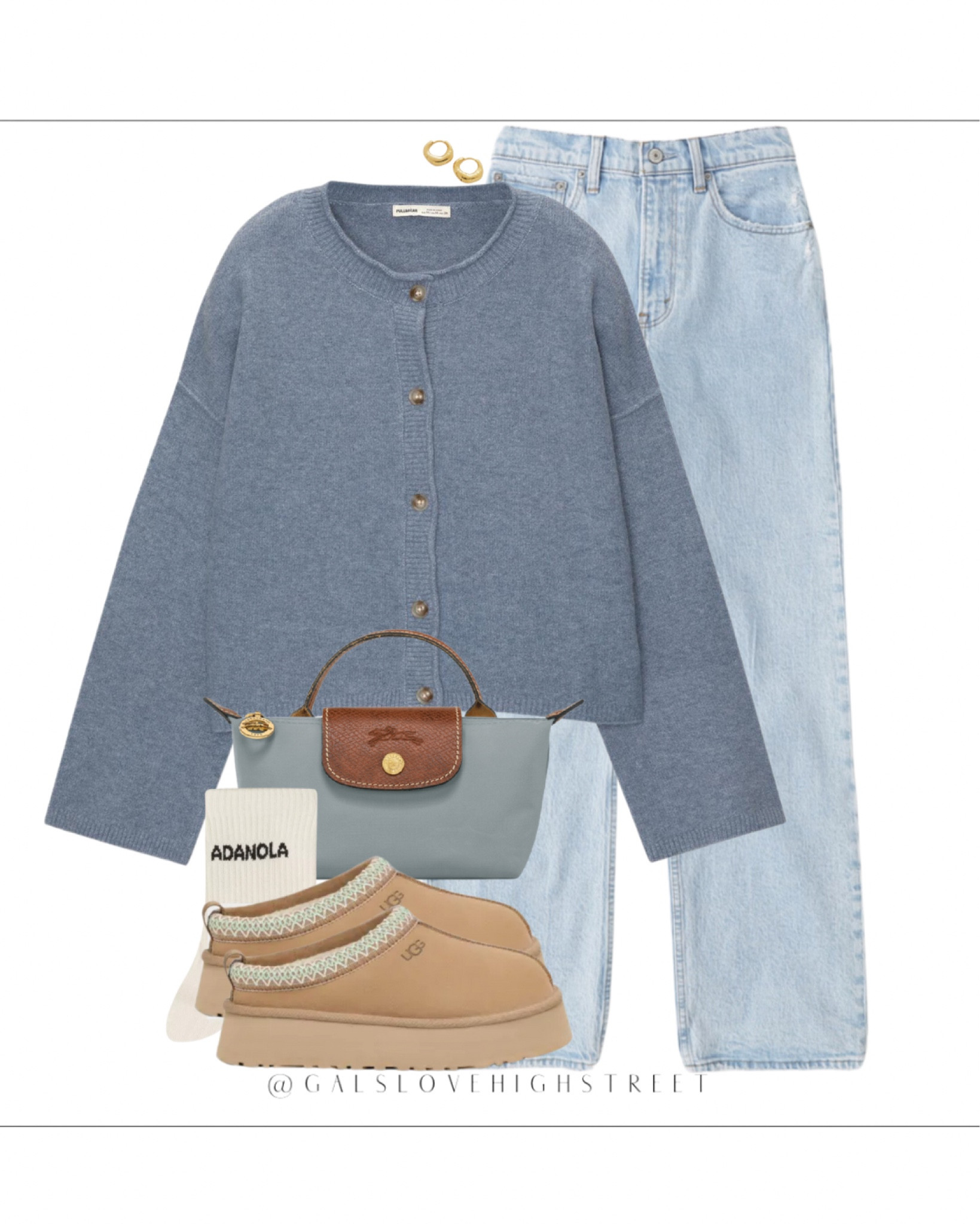 Abercrombie denim 
Ugg tazz 
Knitwear 
Longchamp 

#LTKstyletip #LTKfindsunder50 #LTKeurope