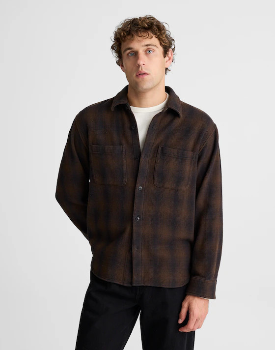 Button-Up Shirt in Midweight Flannel | Madewell