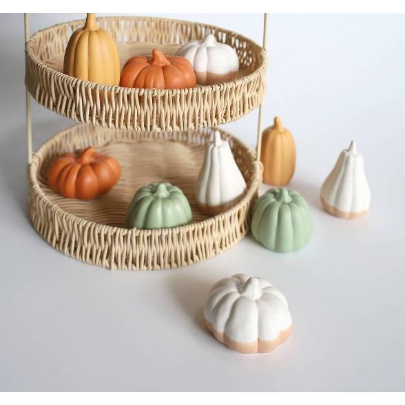10ct Small Ceramic Pumpkins - Bullseye&#39;s Playground&#8482; | Target