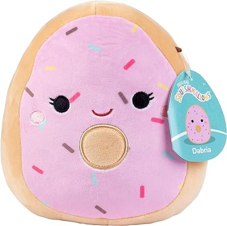 Amazon.com: Squishmallows 8" Dabria The Donut - Official Kellytoy Plush - Soft and Squishy Food S... | Amazon (US)