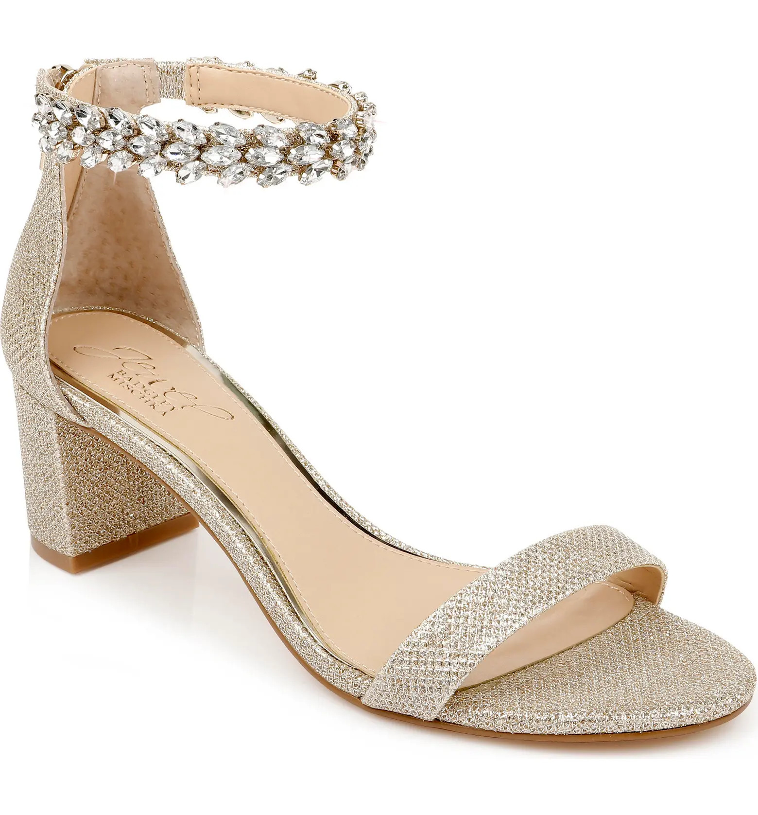 Jewel Badgley Mischka Bradley Ankle Strap Sandal | Nordstrom | Nordstrom