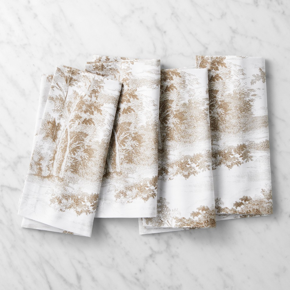 Toile Napkins, Set of 4 | Williams-Sonoma
