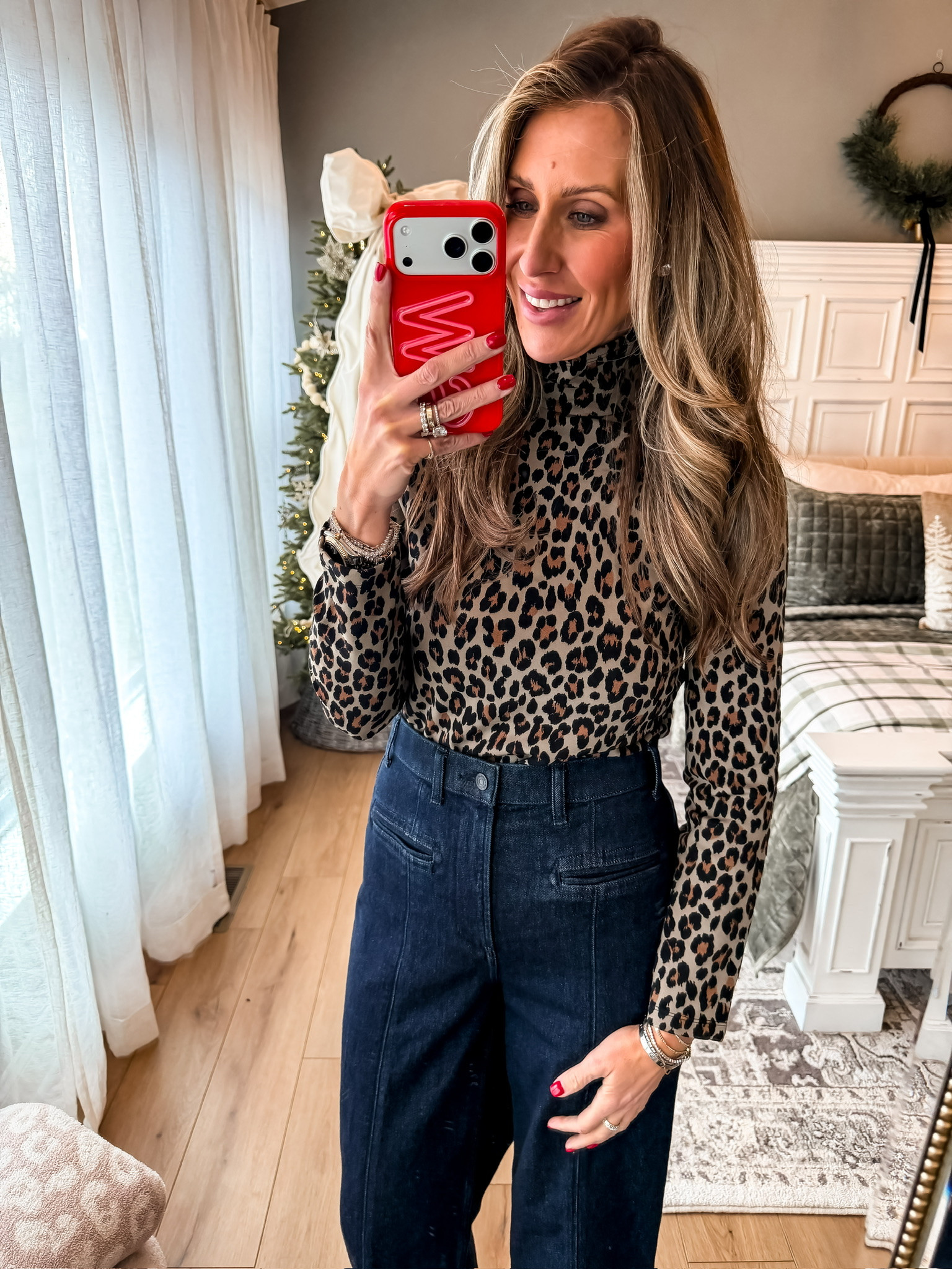 Spanx outfit, winter outfit, high waisted jeans, comfortable jeans, fall and winter outfit, themominstylee

#LTKSeasonal #LTKWorkwear #LTKootd