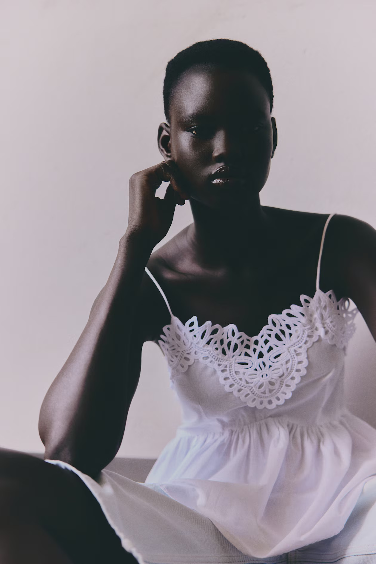 Lace-Trimmed Strappy Top | H&M (US + CA)