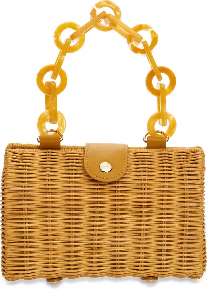 btb Los Angeles Page Wicker Clutch | Nordstrom | Nordstrom