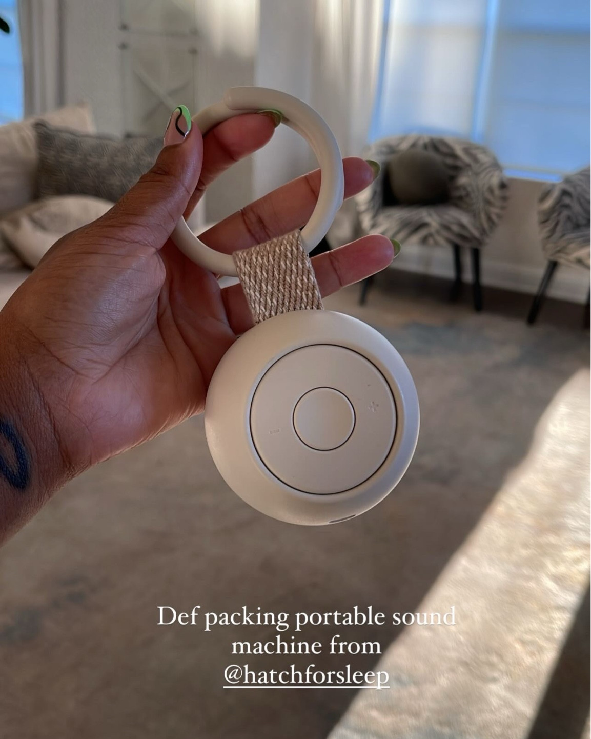 Portable sound machine from Hatch was a must for our recent travel! The battery lasted all night and kept baby boy on his routine! 💤 #hatch #babymusthave #familytravel 

#LTKBaby #LTKKids #LTKFamily