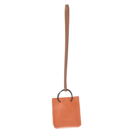 HERMES

Milo Lambskin Swift Shopping Bag Charm Feu Gold | Fashionphile