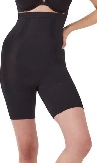 SPANX® OnCore High Waist Mid-Thigh Shorts | Nordstrom | Nordstrom