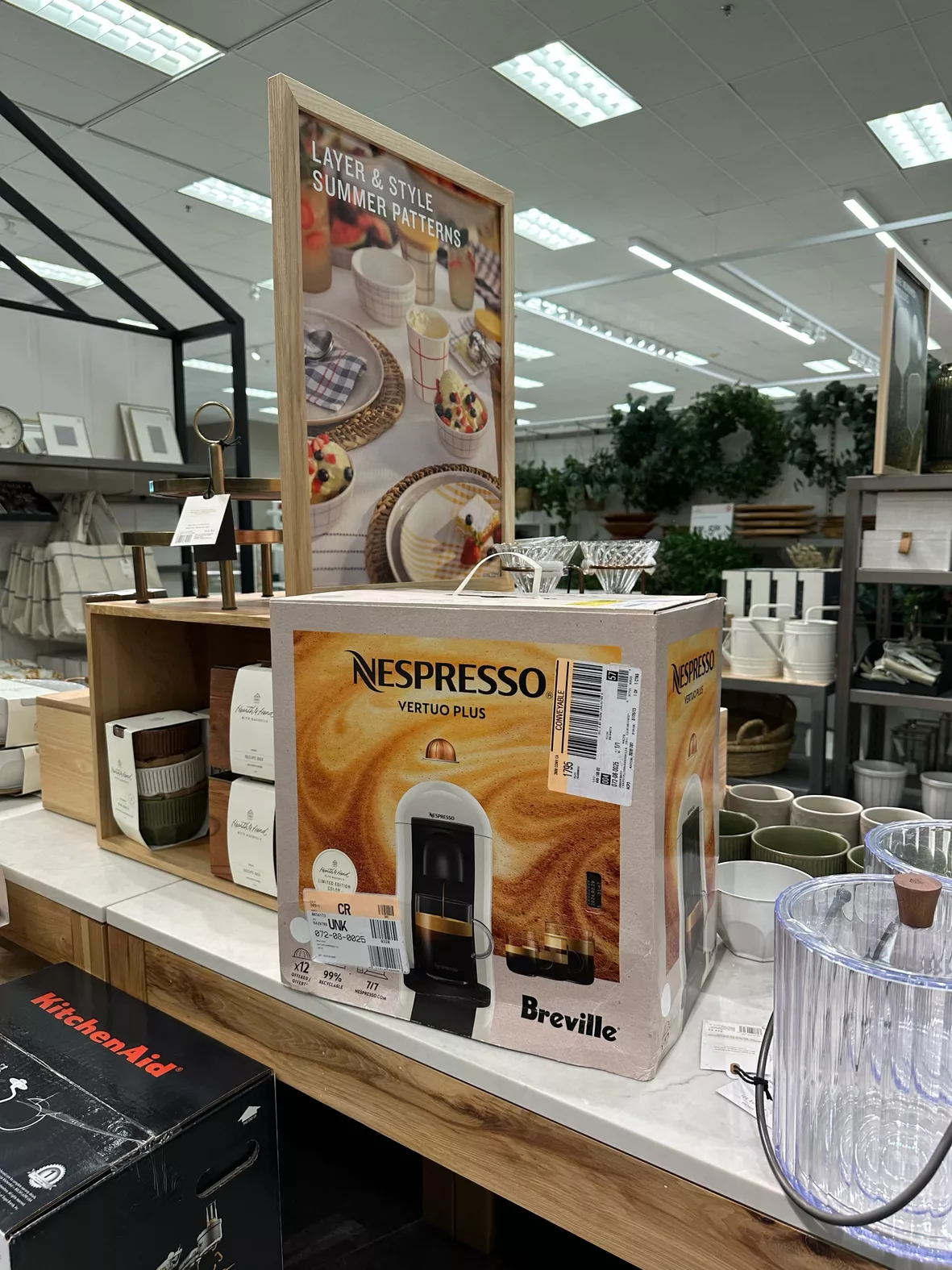Nespresso Vertuo Plus Deluxe Coffee and Espresso Maker by De
