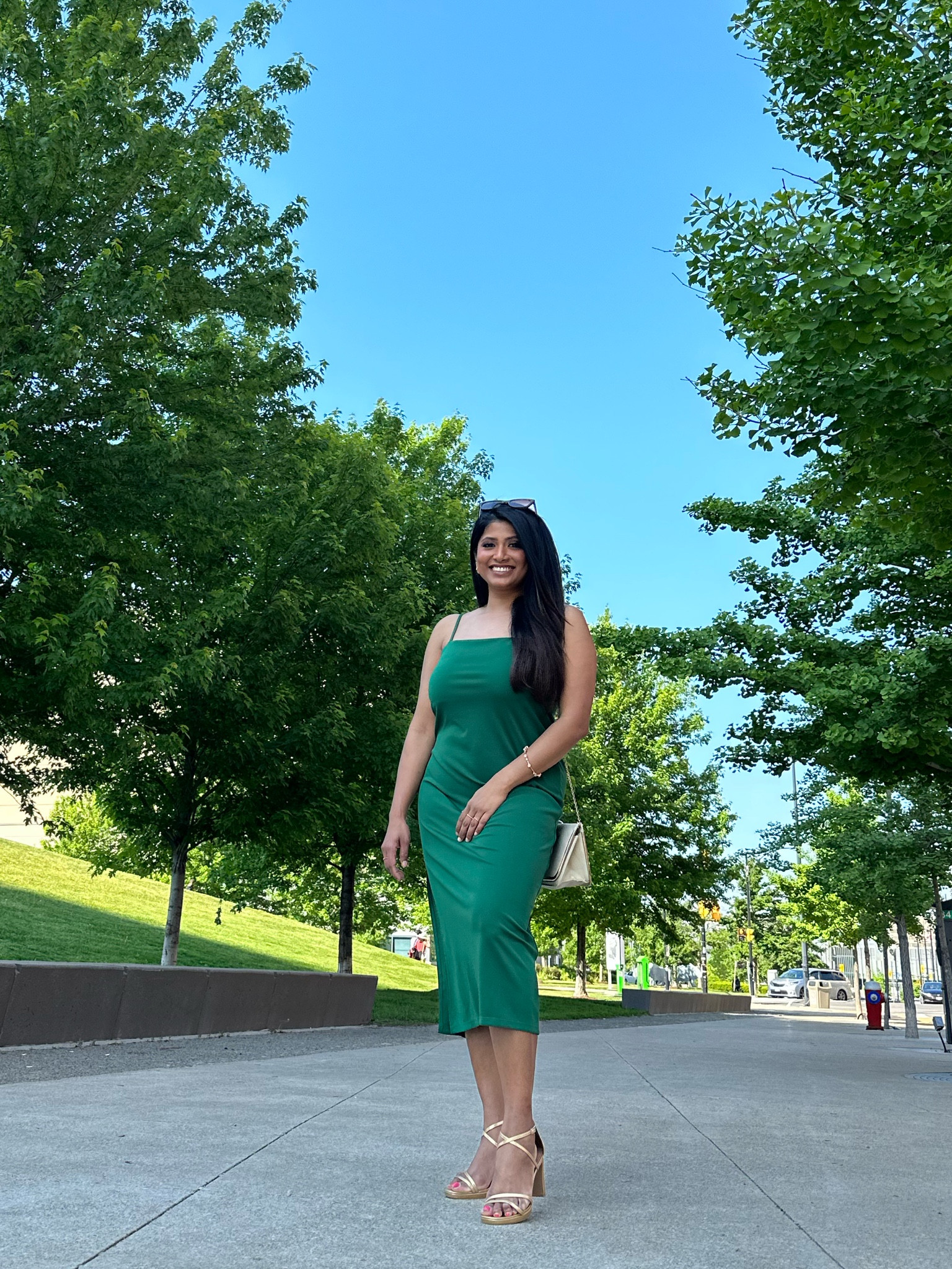 This green is definitely my colour this season 👗

#LTKSeasonal #LTKunder50 #LTKcurves