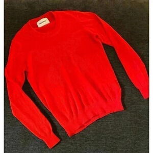 Zadig & Voltaire Sweater Merino Wool Crew neck Jumper Gwend Red Butterfly M NWOT | Poshmark