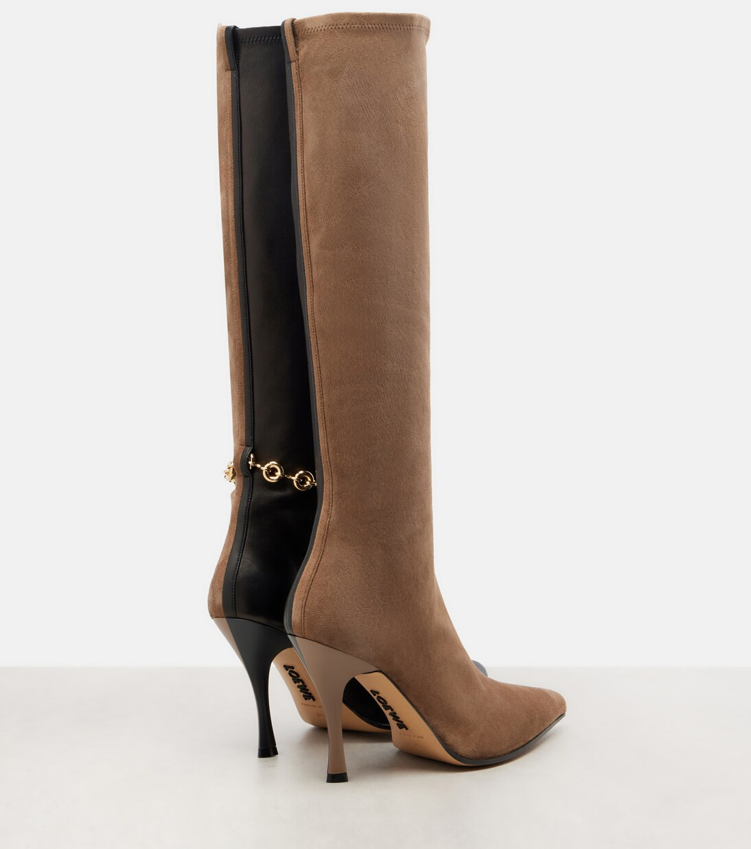 Stiefel Comic aus Leder und Veloursleder | Mytheresa (DACH)