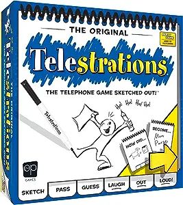 Telestrations Original 8-Player | Family Board Game | A Fun Family Game for Kids and Adults | Fam... | Amazon (US)