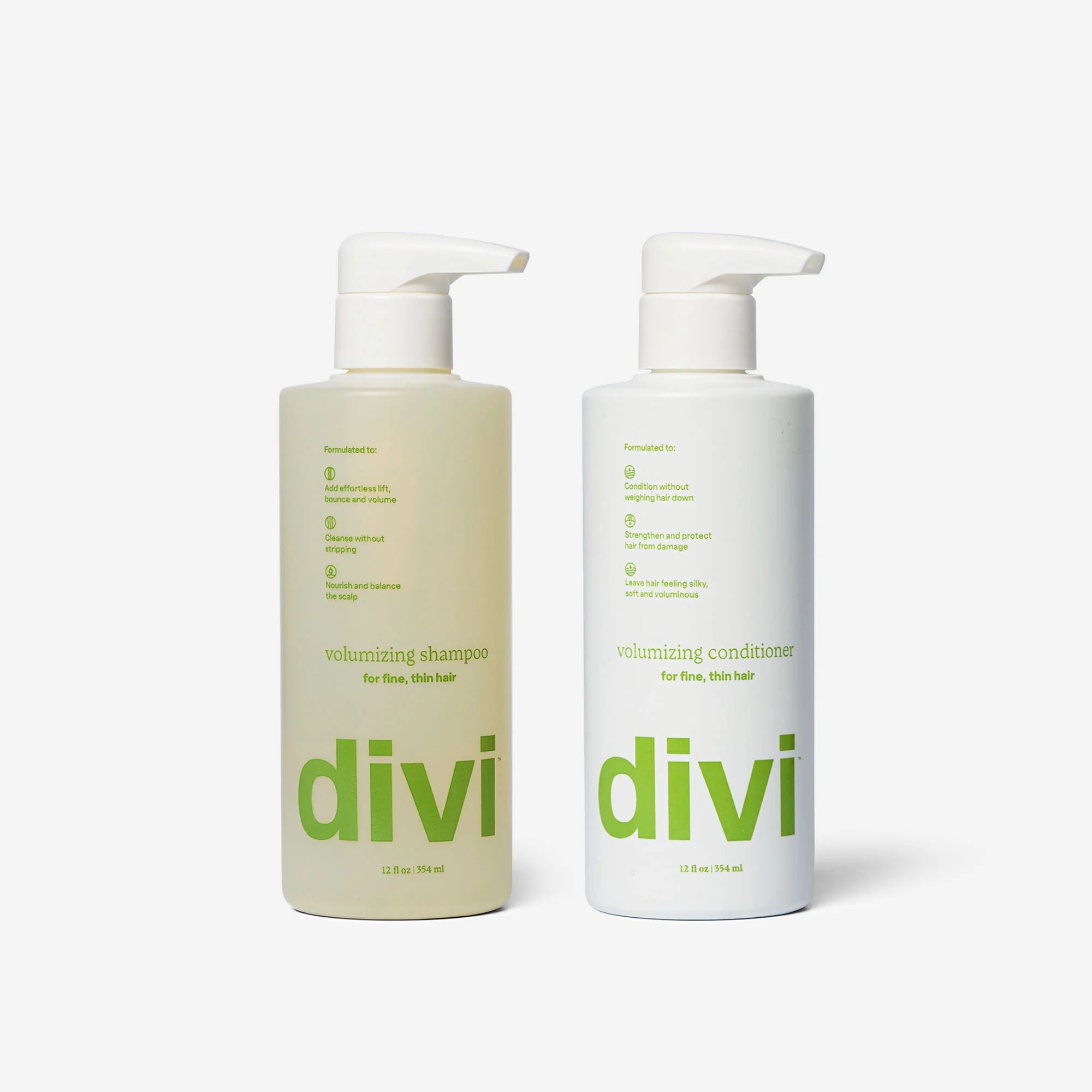 Divi Volumizing Shampoo & Conditioner | Volumize Fine, Thin Hair | Divi Official