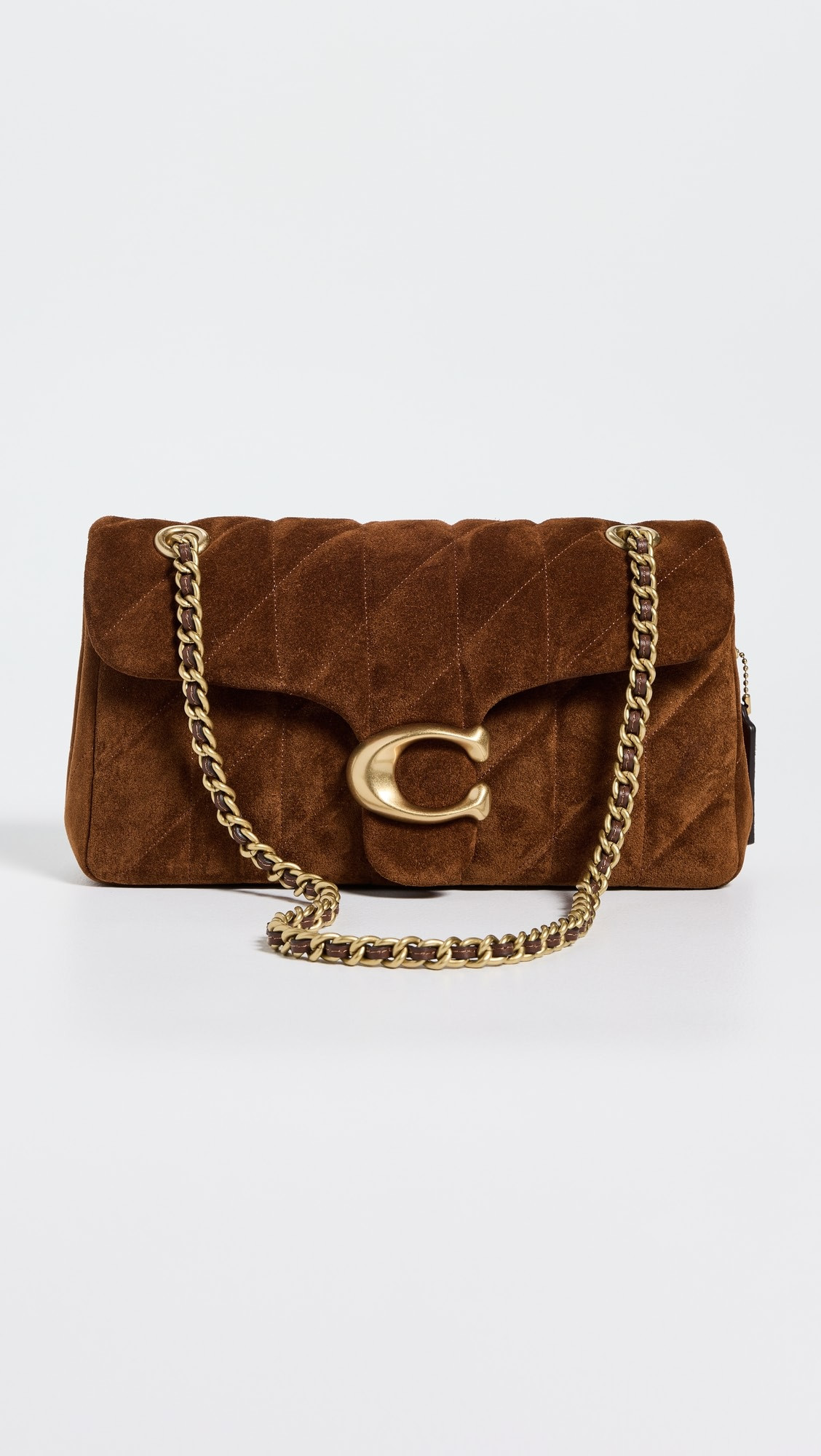 Quilted Suede Tabby Shoulder Bag 26 | Shopbop