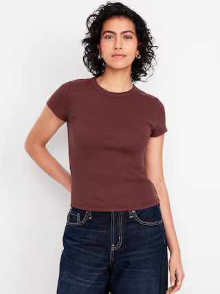 Snug Crop T-Shirt | Old Navy (US)