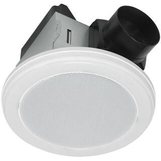 80 CFM Ceiling Mount Bathroom Exhaust Fan with Bluetooth Speaker and LED Light | The Home Depot