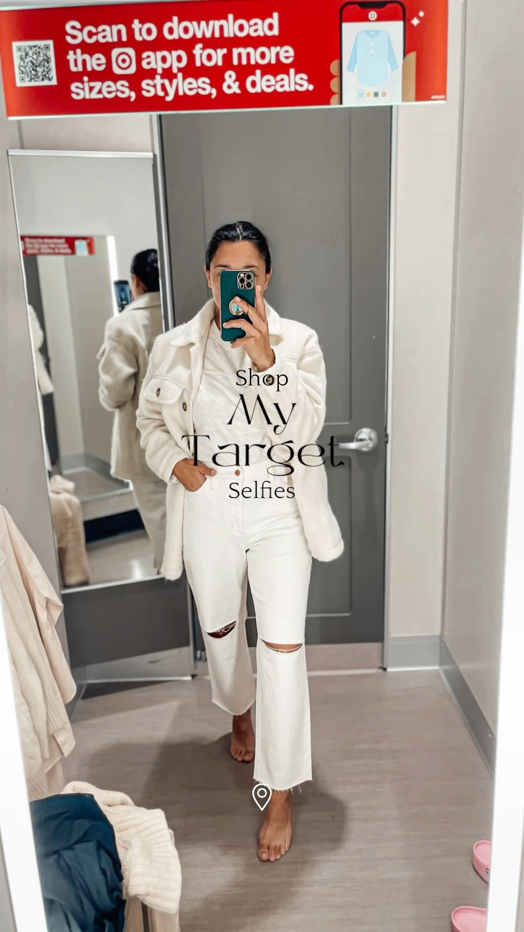 Target fashion finds
- neutral outfit 
- easy layering 
- high waisted off white jeans
- emerald green bomber jacket
- cream oversized button down shacket
- quarter zip cable knit varley dupe
- high waisted leather cropped trousers • matching faux leather button down 

#LTKSeasonal #LTKU #LTKunder50