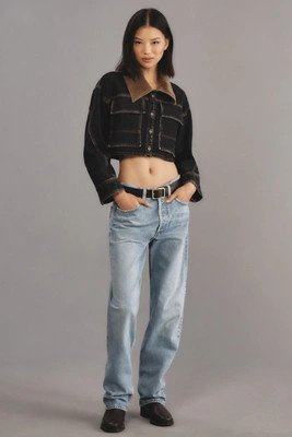 Pilcro Cropped Denim Jacket | Anthropologie (US)