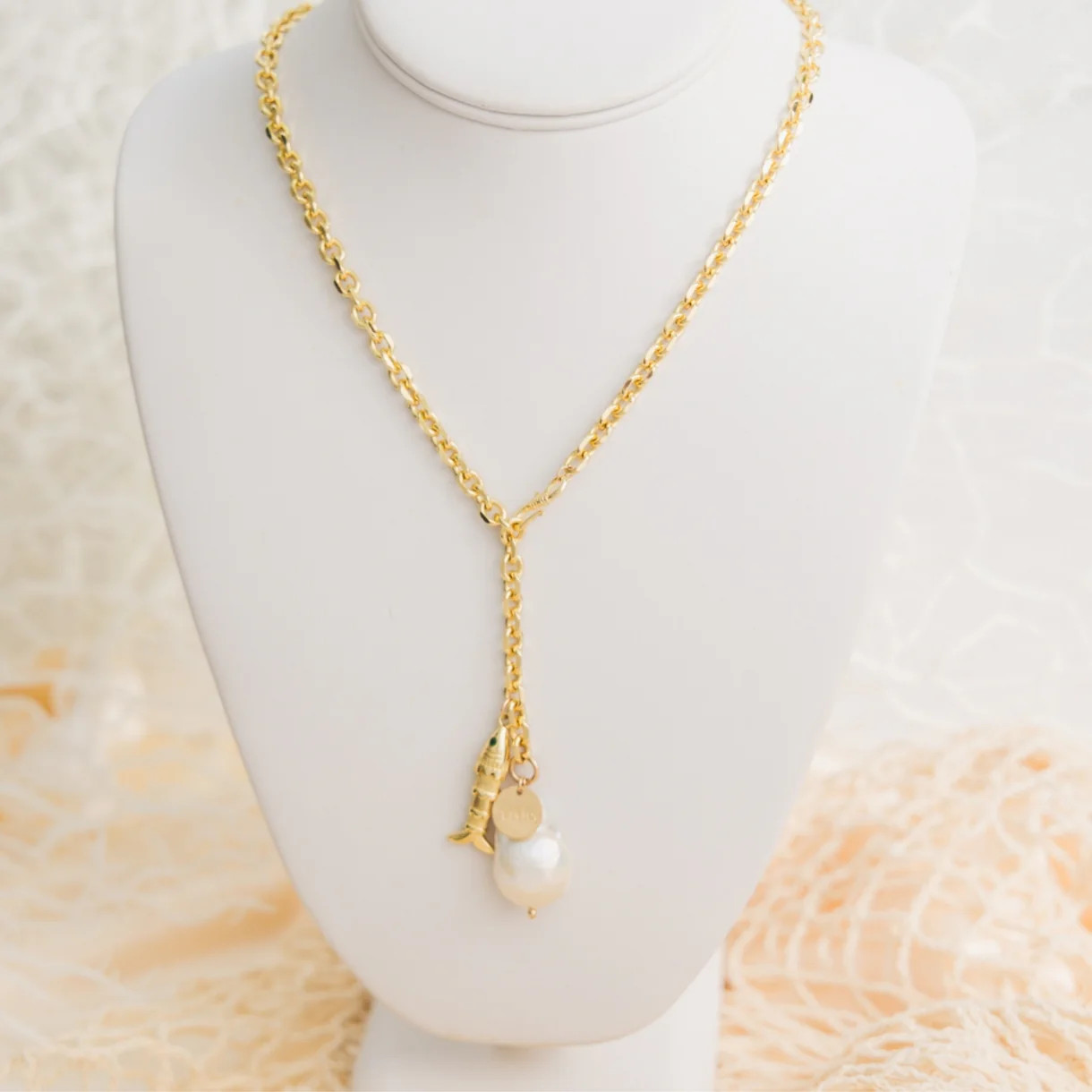 Hooked on You Necklace by Kelly Saks | Taudrey