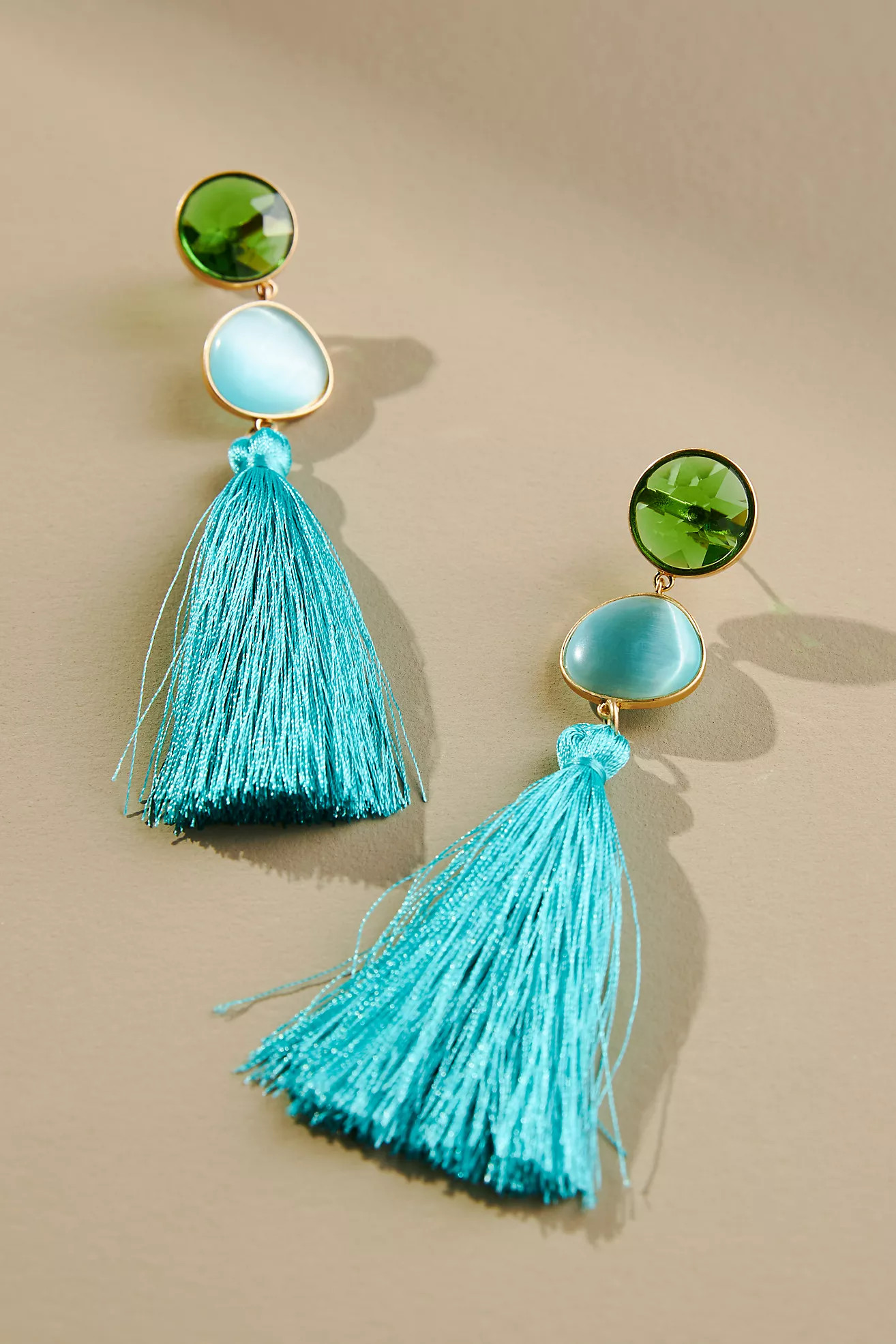 Raffia Tassel Earrings | Anthropologie (US)