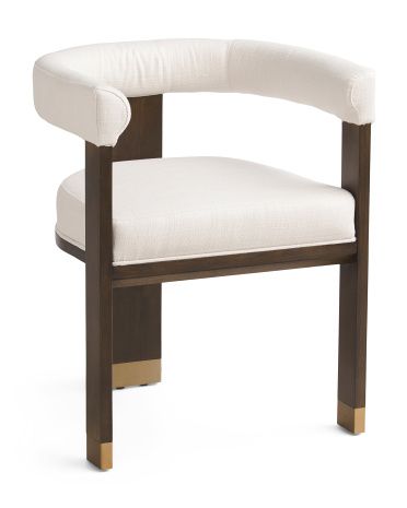 Upholstered Curved Back Dining Chair | Marshalls