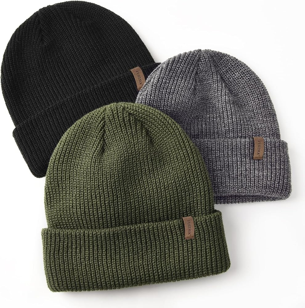 FURTALK Toddler Beanie Baby Boys Girls Beanies Kids Winter Hats Children Knit Warm Caps | Amazon (US)