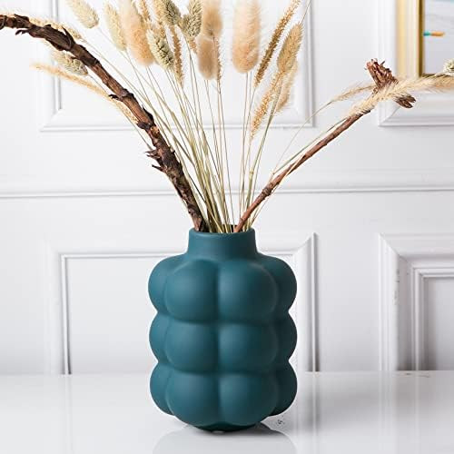 Mowtanco Modern Ceramic Vase for Home Decor, Three Floors Spherical Flower Vase for Dining Table ... | Amazon (US)