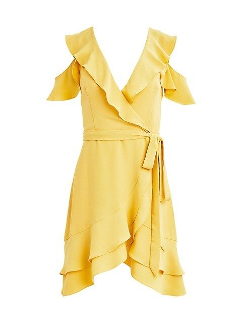 Off-The-Shoulder Ruffle Dress | Saks Fifth Avenue