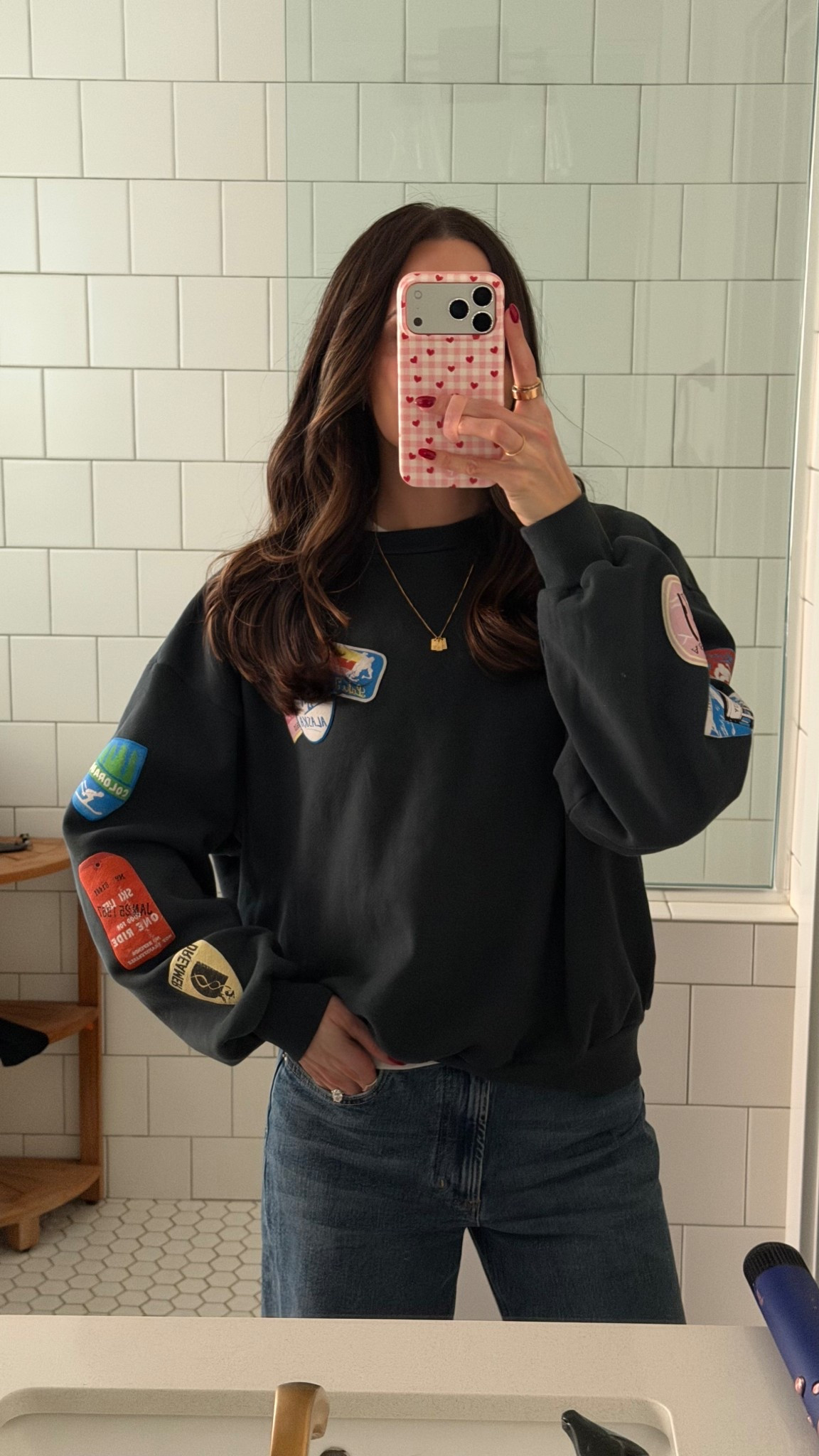 I sized up to a M in this sweatshirt 💖

#LTKootd #LTKgrwm #LTKmomlife