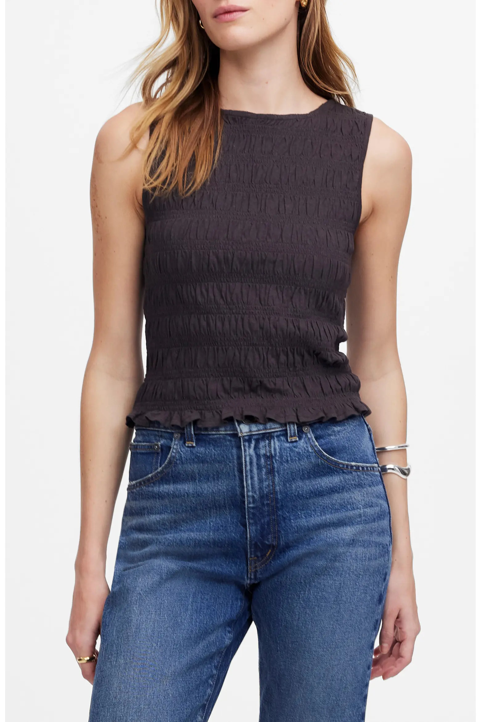 Smocked Tank Top (Women) | Nordstrom | Nordstrom