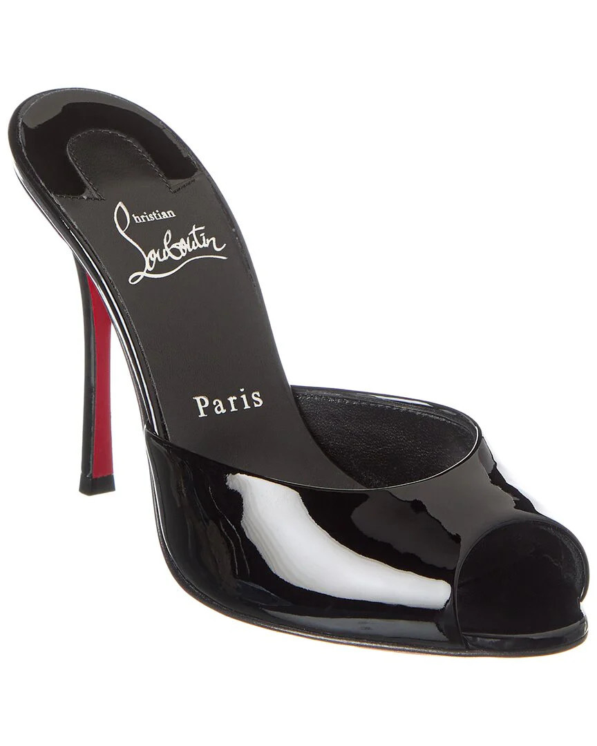 Christian Louboutin Me Dolly 100 Patent Sandal (Authentic Pre-Owned) | Shop Simon
