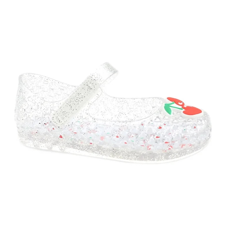 Wonder Nation Baby and Toddler Girls Mary Jane Jelly Shoes | Walmart (US)