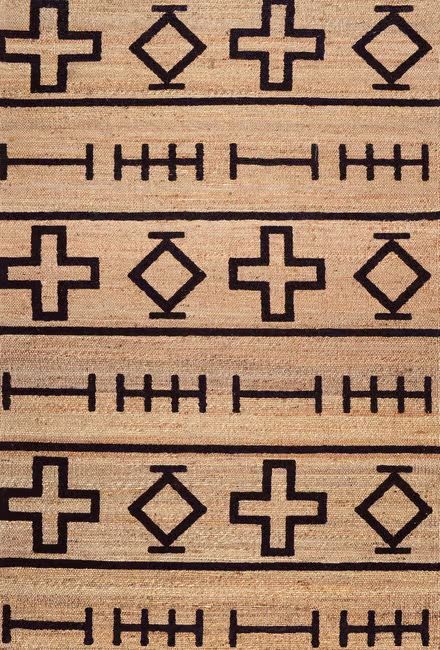 Natural Native Symbols Berta Area Rug | Rugs USA